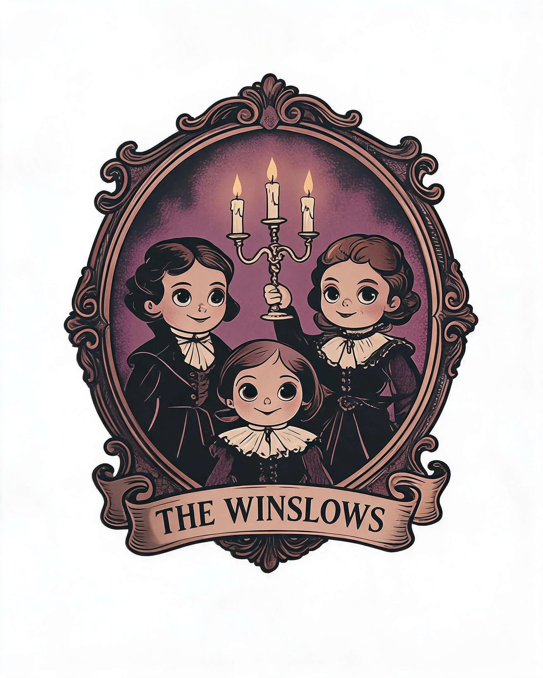 Haunted Victorian Family Portrait Shirt