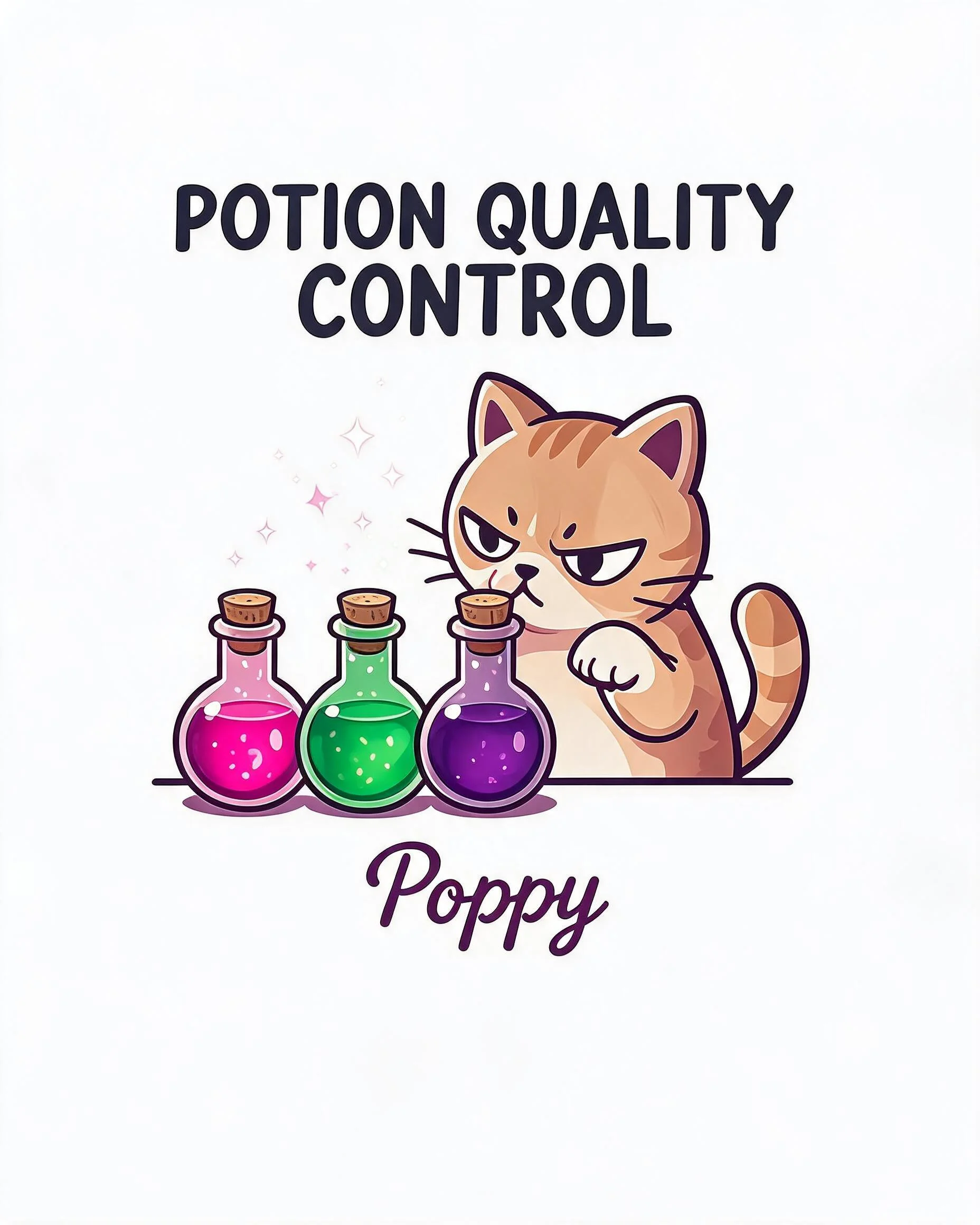 Potion Quality Control Cat Halloween Shirt