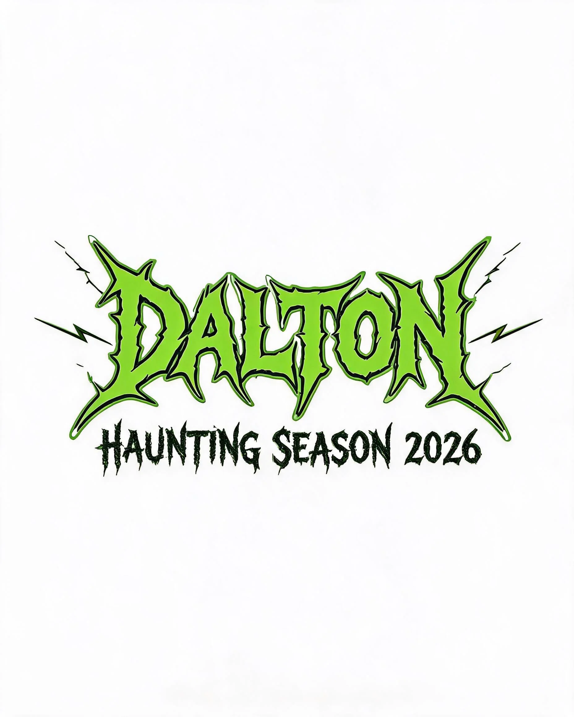 Haunting Season Metal Logo Name Shirt