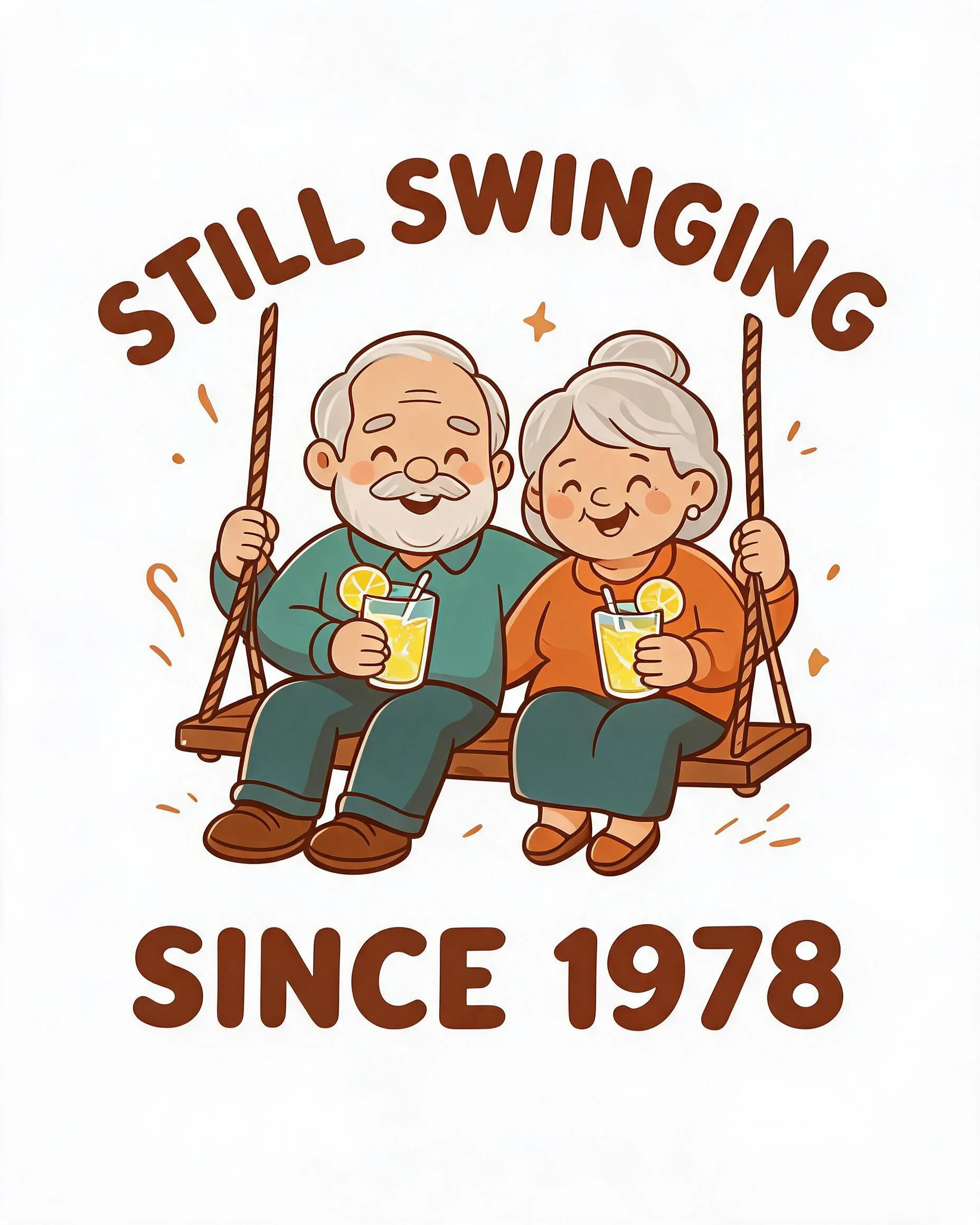 Still Swinging Grandma & Grandpa Anniversary Shirt