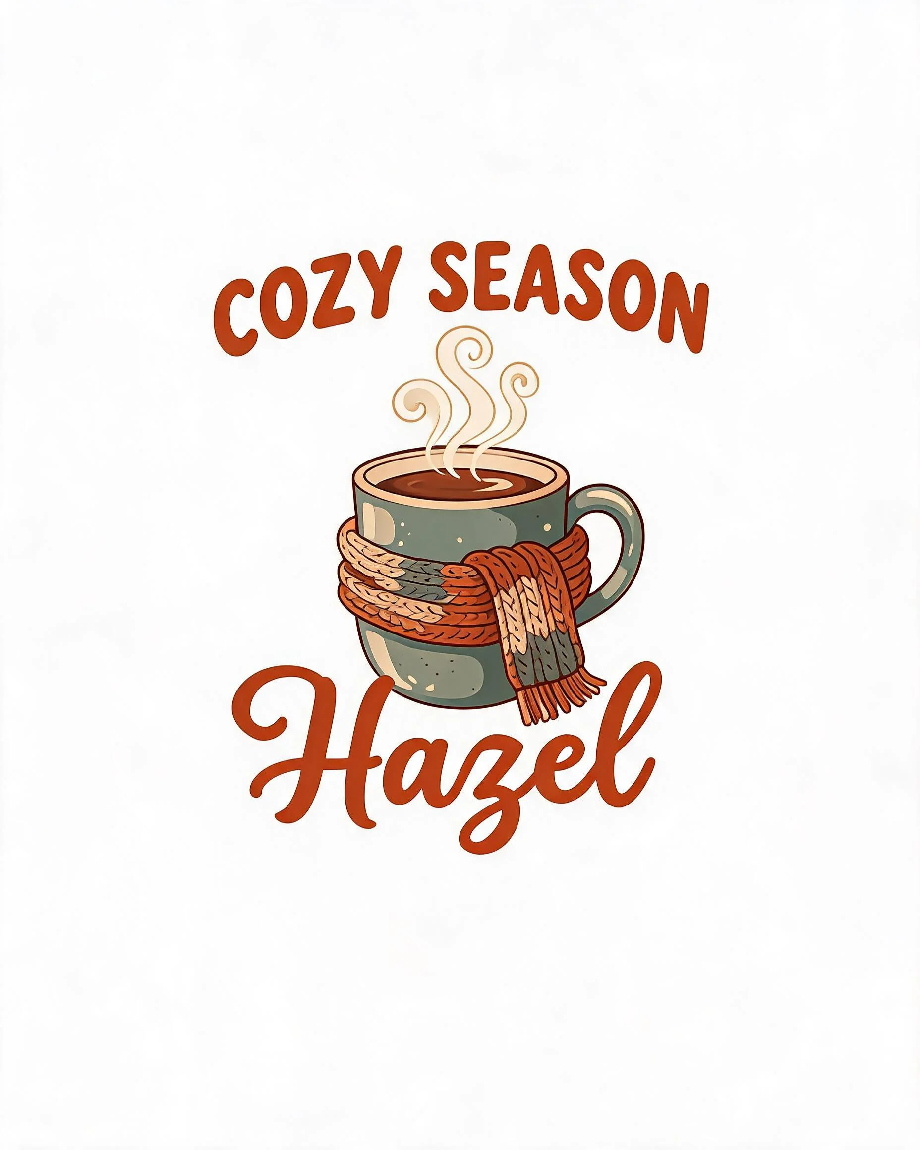 Cozy Season Personalized Name Fall Shirt