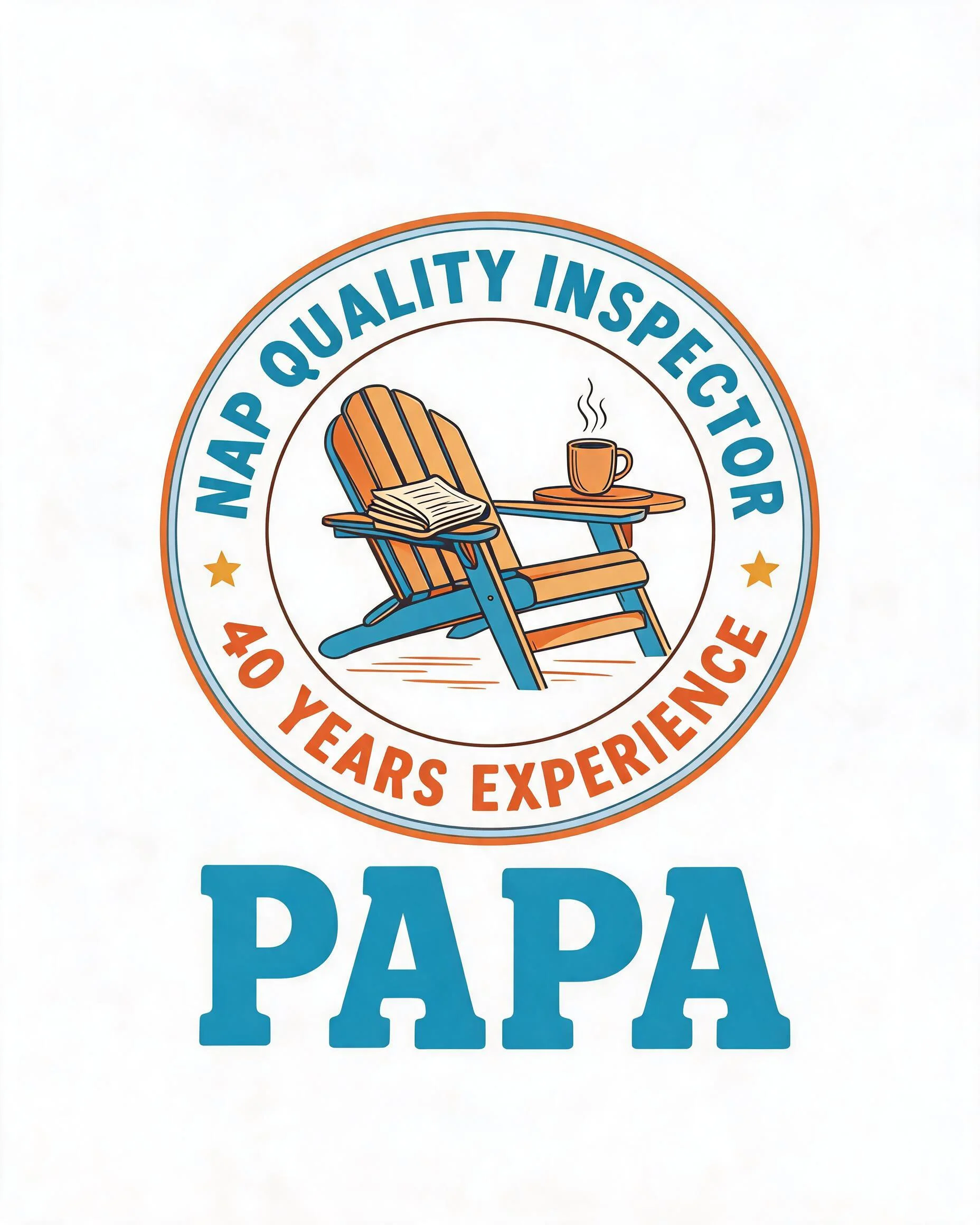 Nap Quality Inspector Grandpa Badge Personalized Shirt