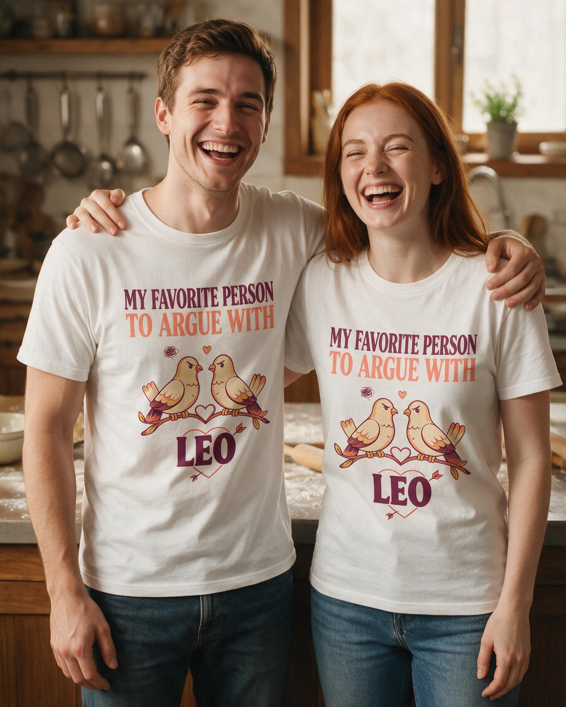 My Favorite Person To Argue With Couple Personalized Shirt — White