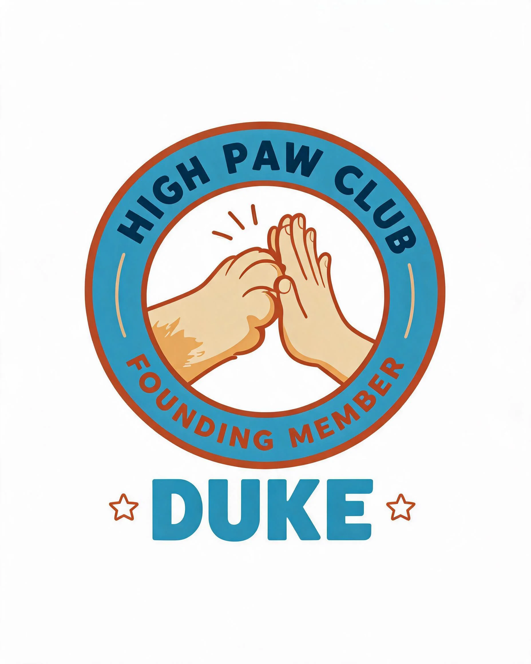 High Paw Club Founding Member Dog Dad Personalized Tank Top