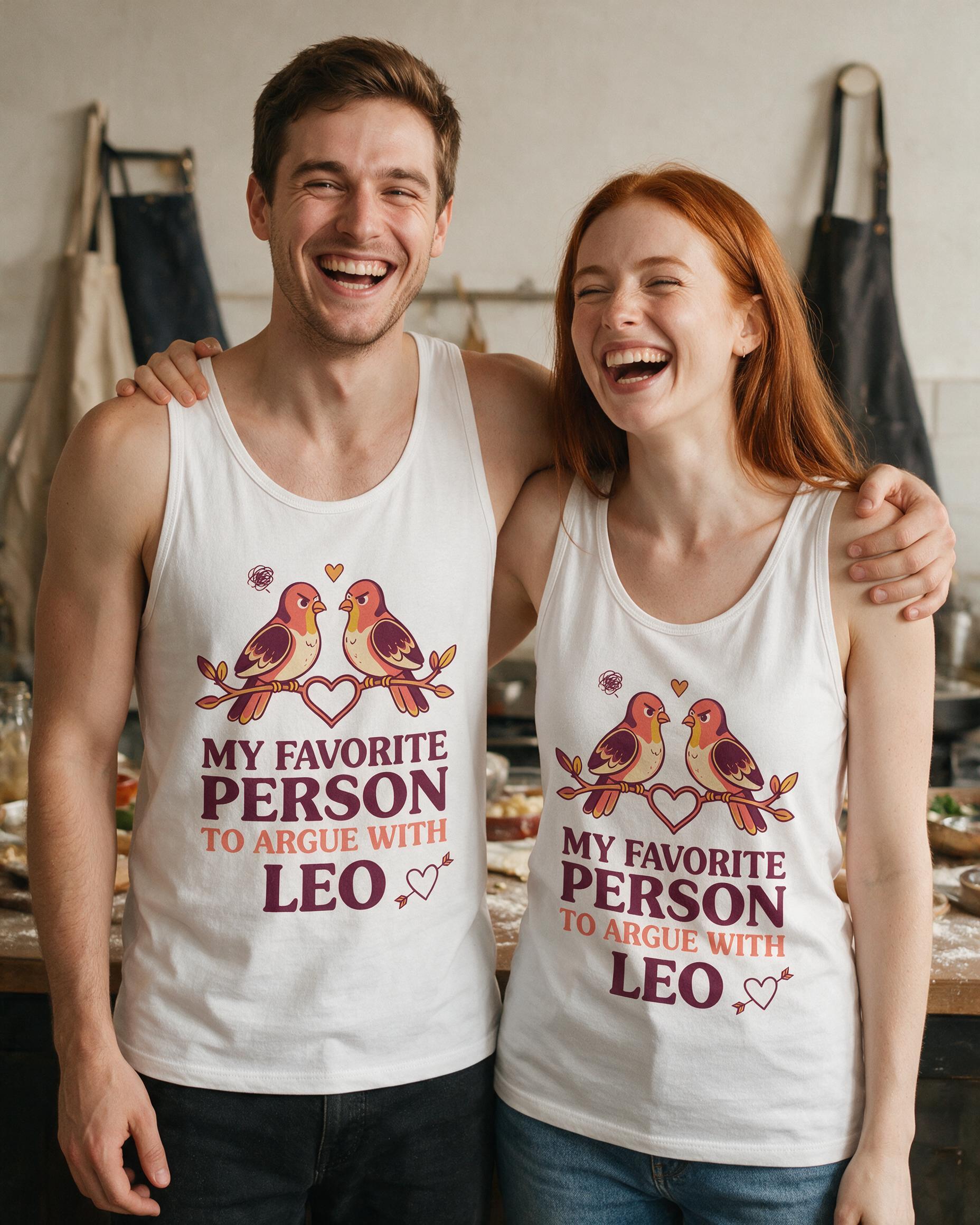My Favorite Person To Argue With Couple Personalized Tank Top β White